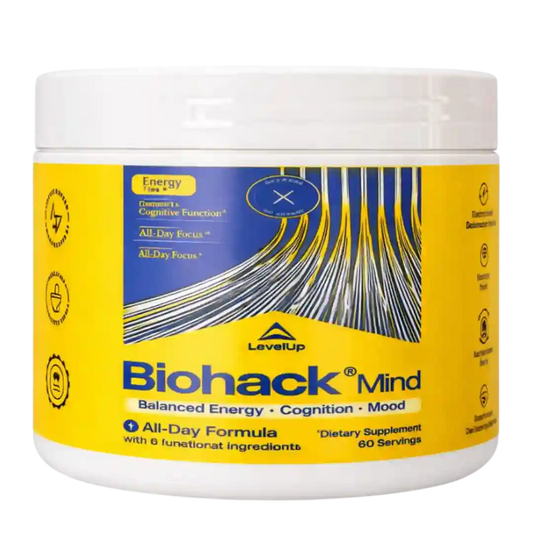 BIOHACK  MIND/ SUPLEMENTO PARA MEJORAR LA CONCENTRACION , LA ENERGIA Y EL ENFOQUE